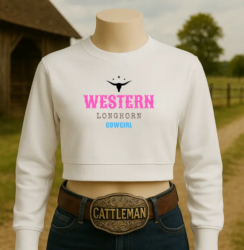 Cropped MOLETON Western Cowgirl 