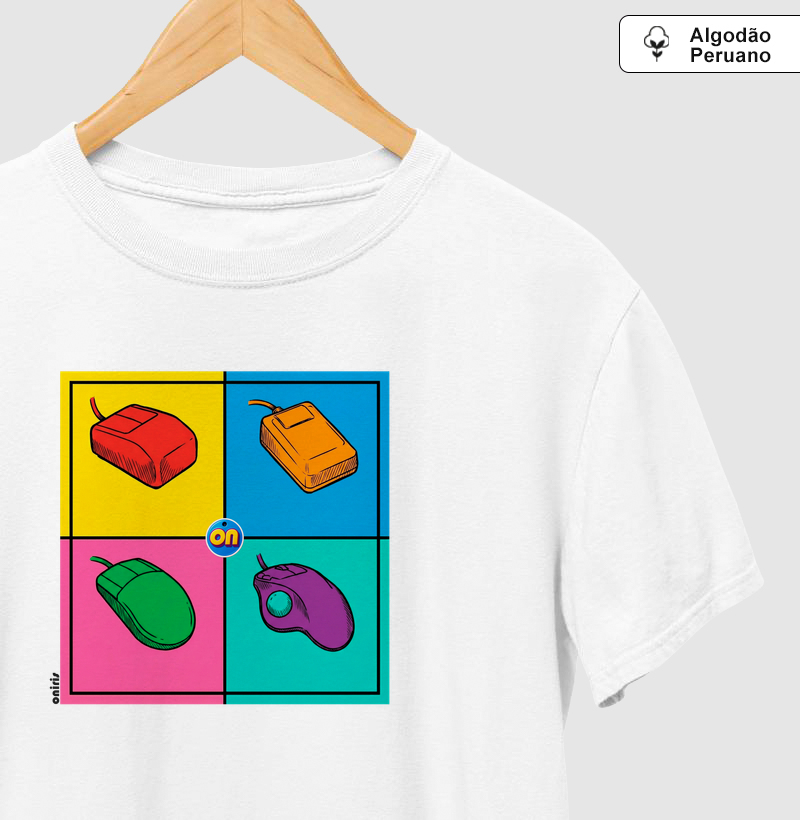 cam algodão peruano Mouses PopArt