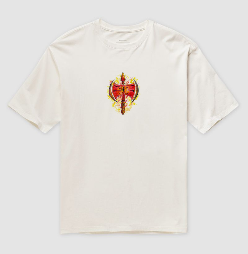 Camiseta Oversize A Justiça de Xangô em Forma de Estilo