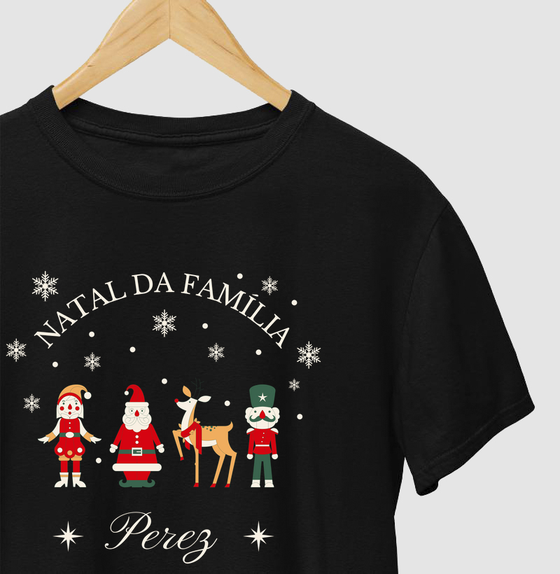 Camiseta Ugly Sweater Natal - Família Perez
