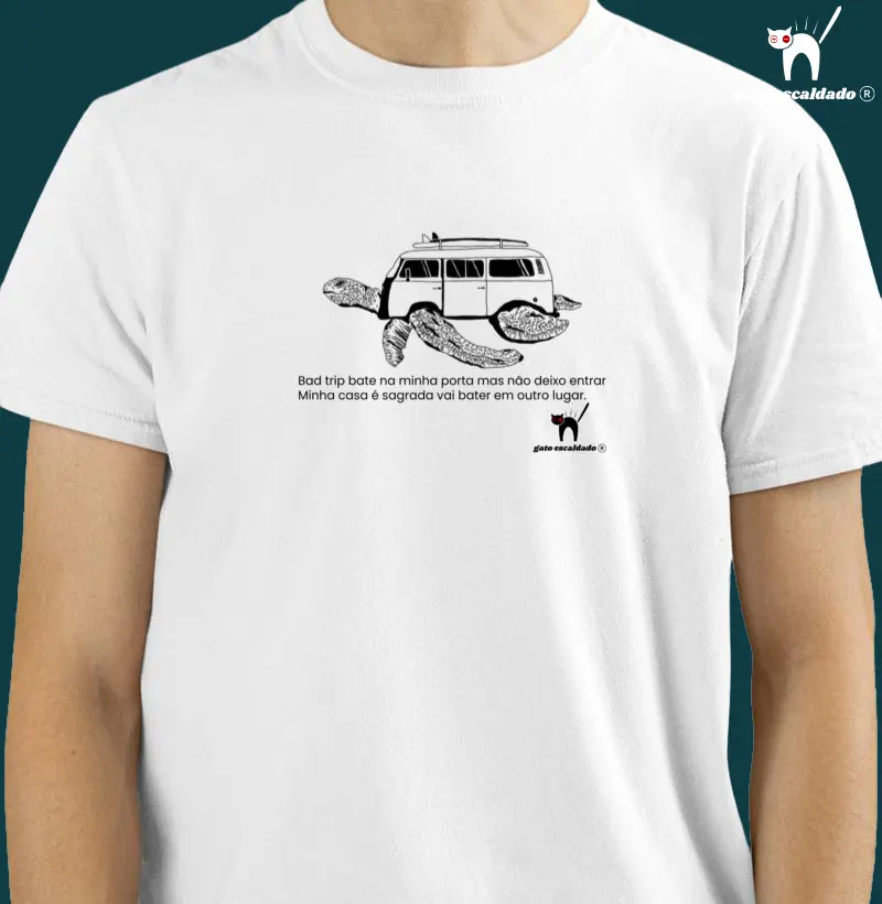 Camiseta Bad Trip vai Bater em Outro Lugar