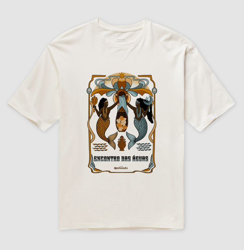 Camiseta Oversized - Encontro das águas