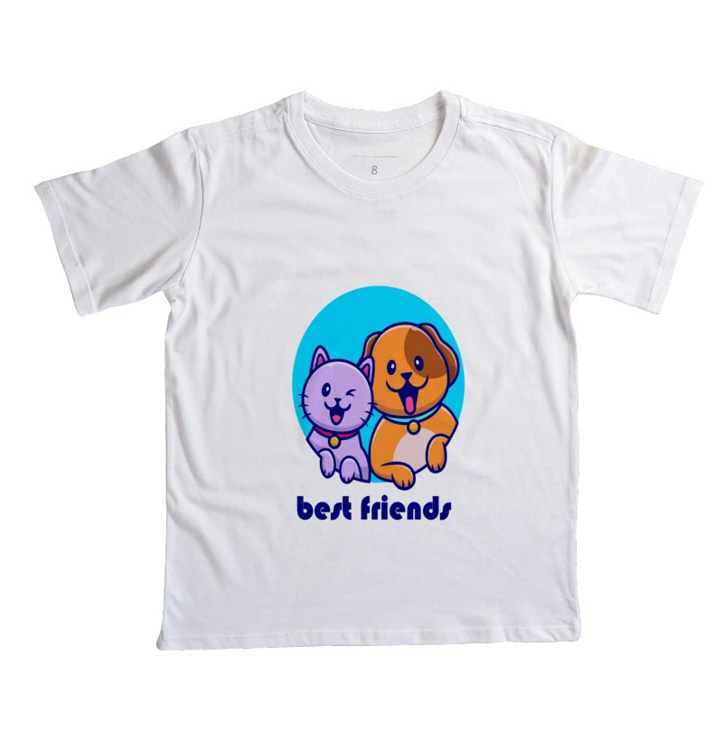 camiseta inf amiguinhos