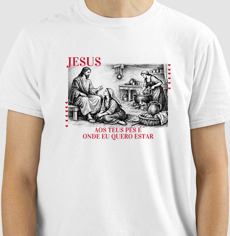 Aos teus pés eu quero estar