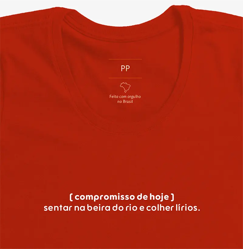 CAMISETA COLHER LÍRIOS