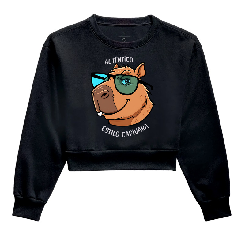 Autêntico Estilo Capivara | Top Moletom