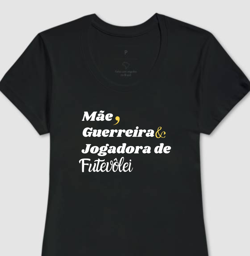 Camiseta Mãe e jogadora de futevôlei