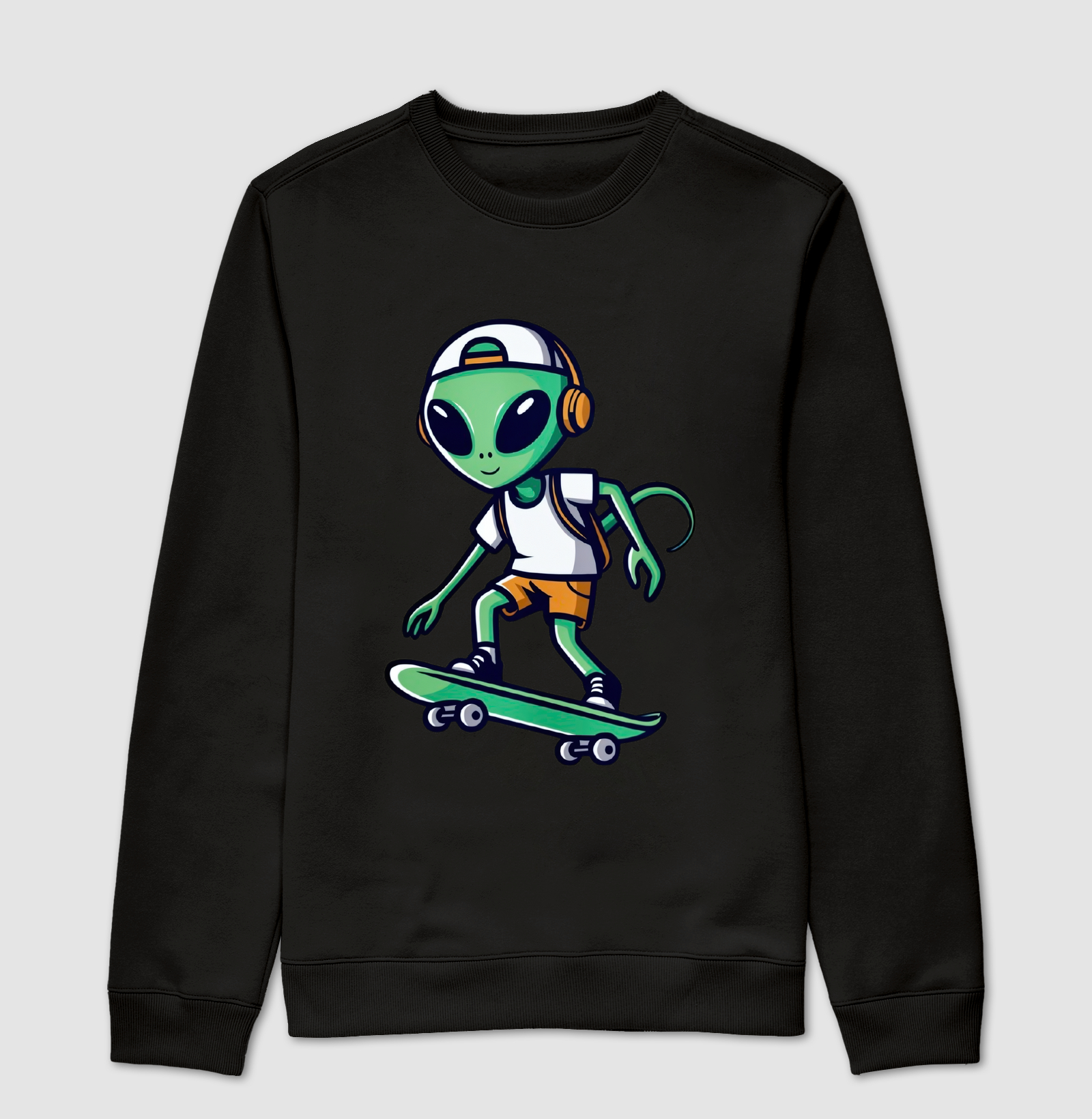 FUNNY ALLIEN IN SKATE