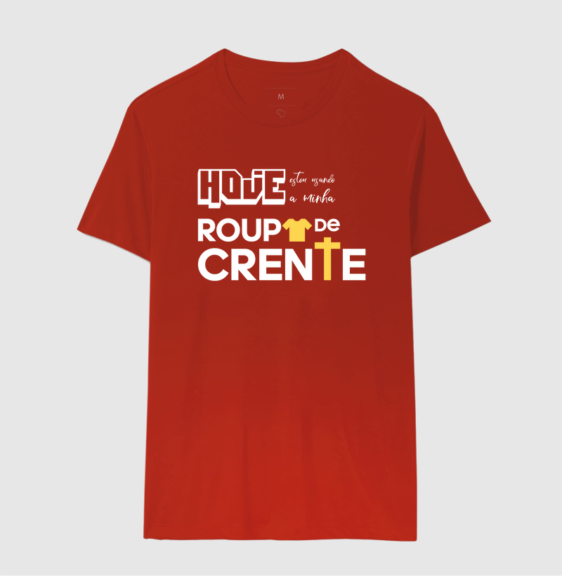 Camiseta Masculina Minha Roupa de Crente
