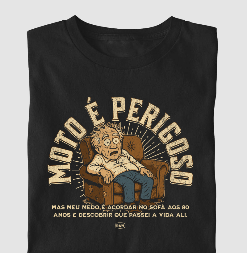 Moto é Perigoso, o sofá também!