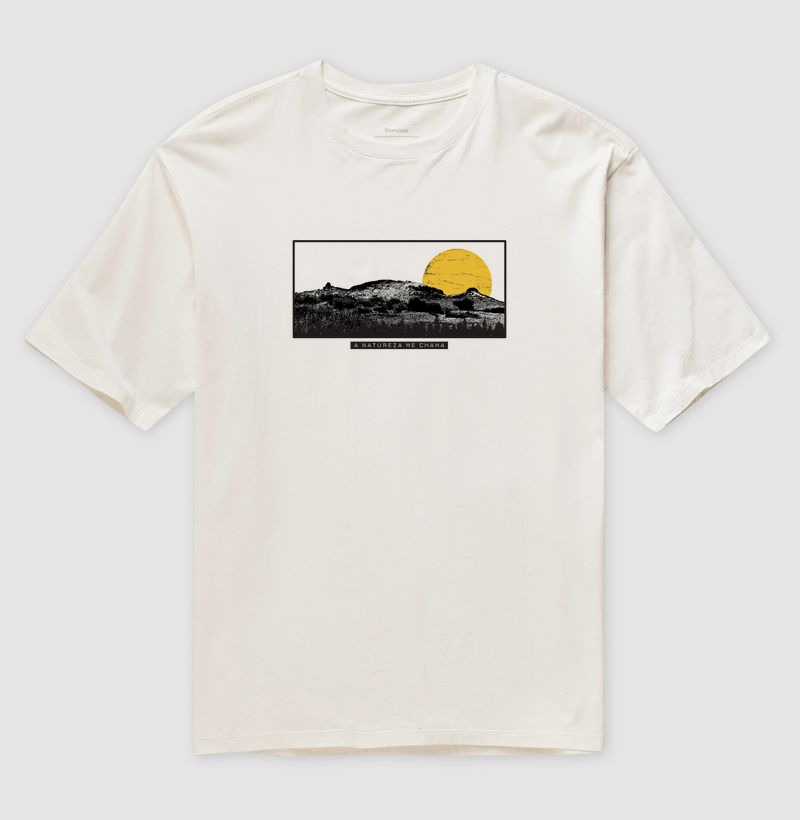 Camiseta A Natureza Me Chama - Oversized