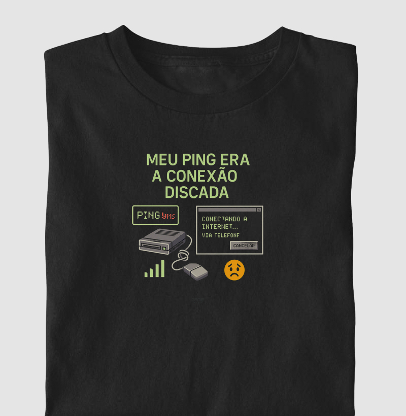 PcPhrase Meu Ping Era a Conexão Discada