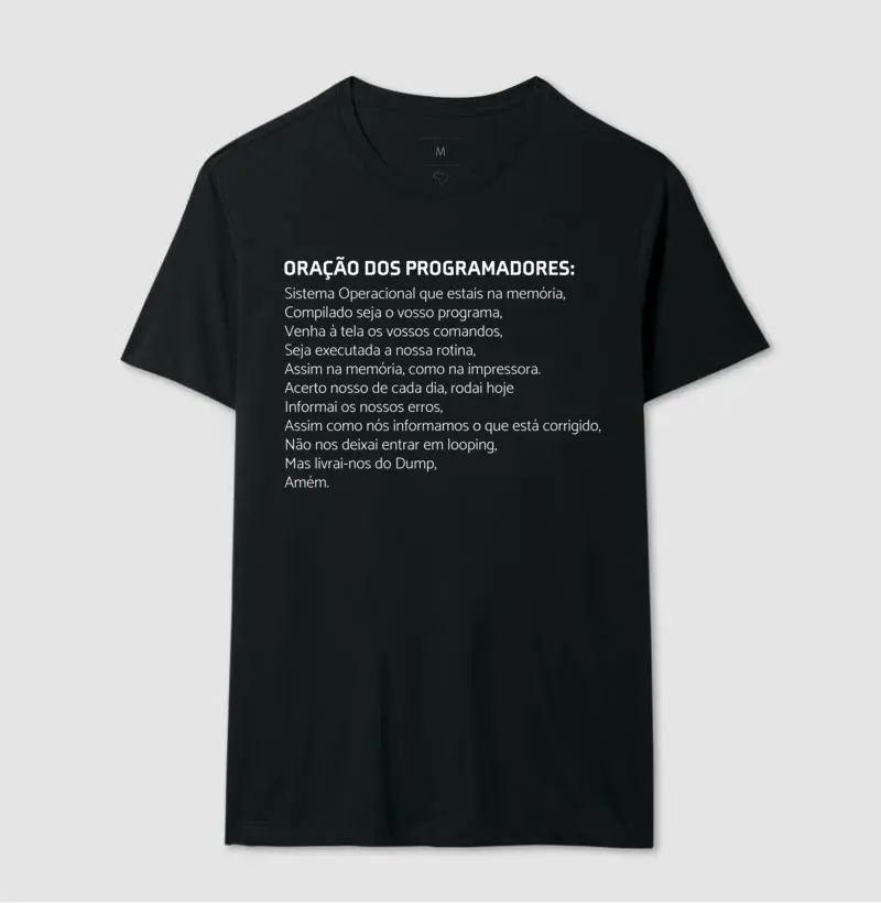 Camiseta Oração dos programadores
