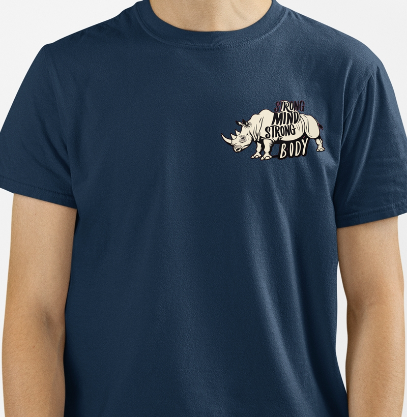 T shirt Strong Mind