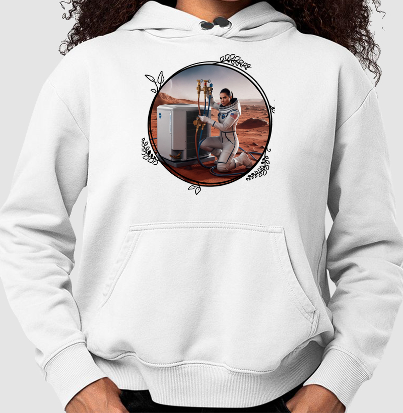 Camiseta Mulher em Marte – Estilo Futurista e Impactante