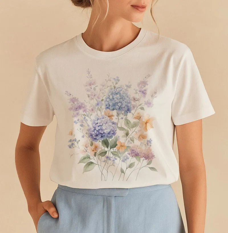 Camiseta Summer Bliss Flores