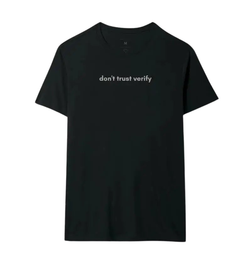 Don't Trust, Verify Minimalista