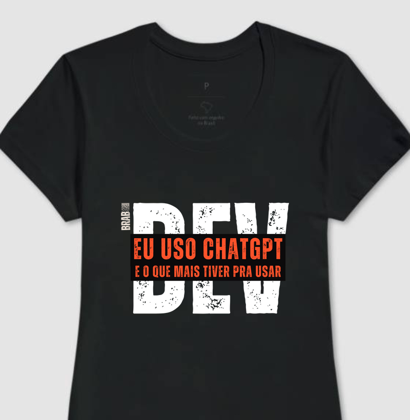 CAMISA EU USO CHATGPT