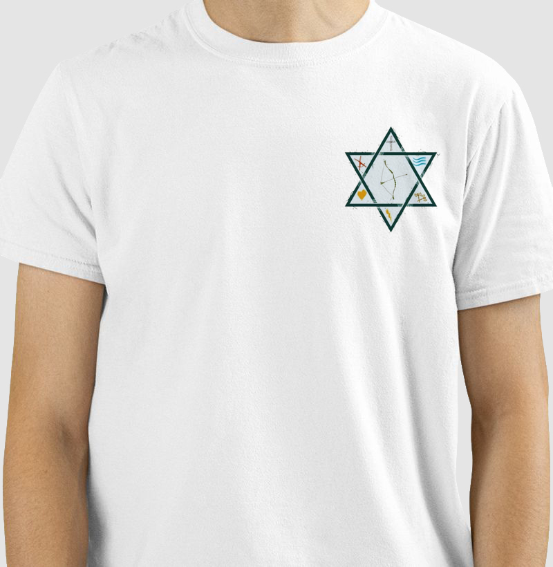 Camiseta 7 Linhas da Umbanda 100% algodão