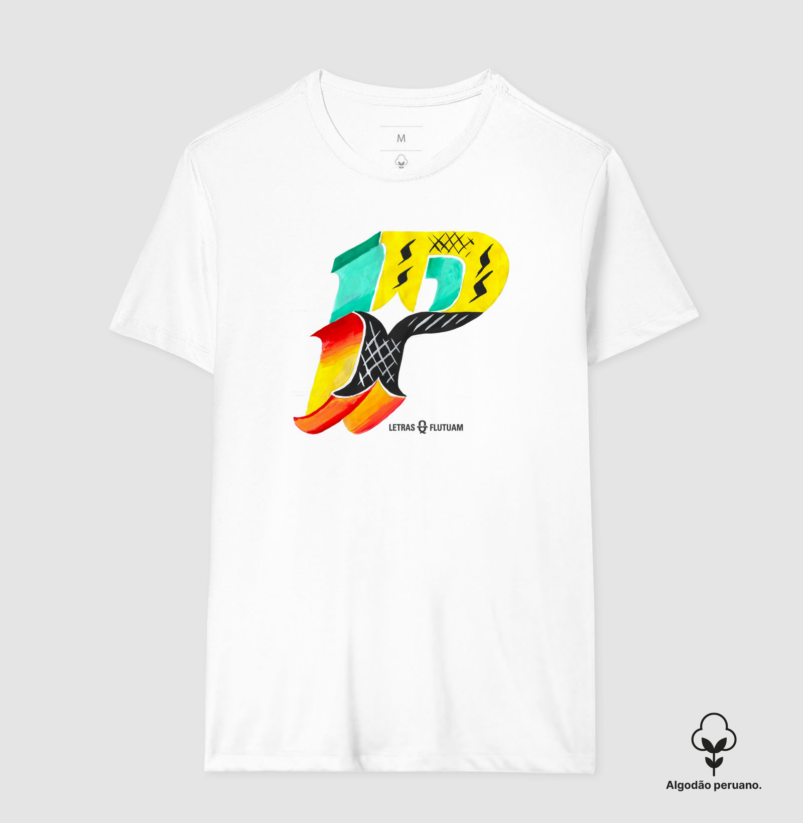 Camiseta Letra P
