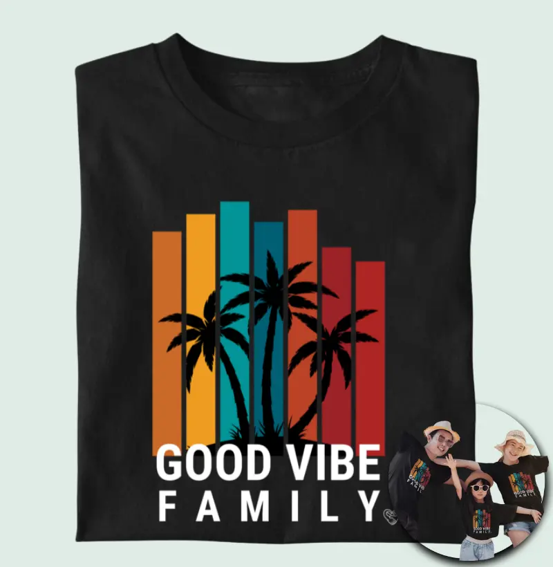 Camiseta Família - Good Vibe