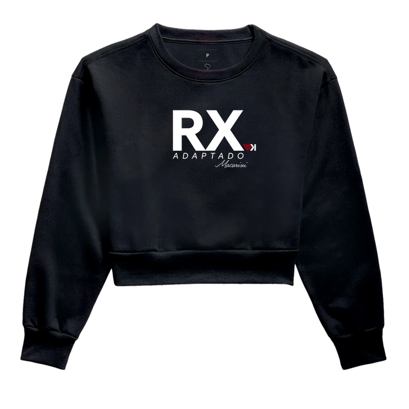 Moletom Cropped Macarini - RX Adaptado
