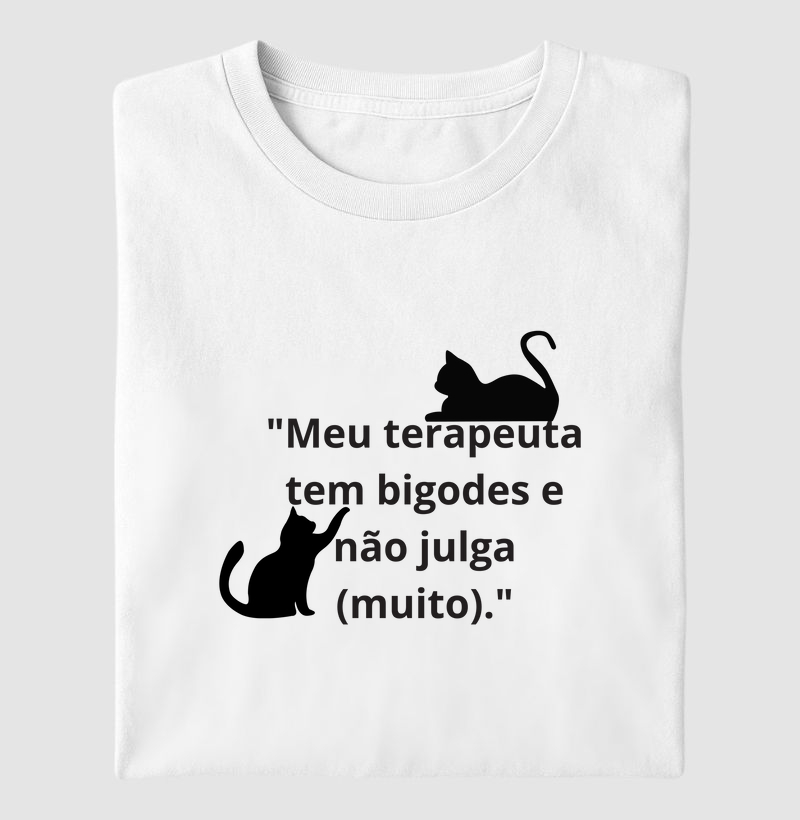 Meu terapeuta tem bigodes e não julga (muito).