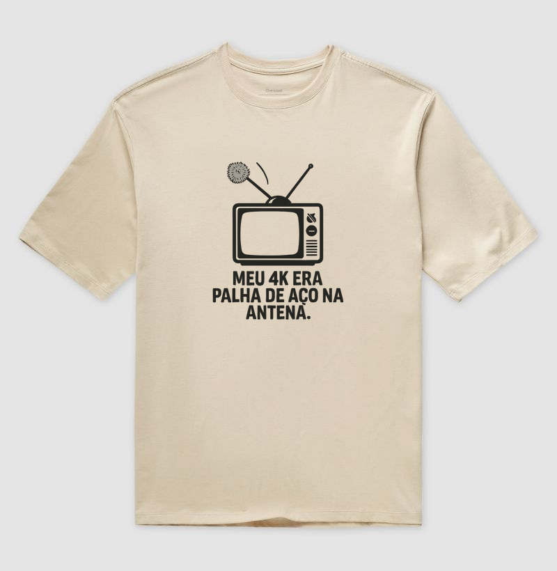 Camiseta Oversized Meu 4k