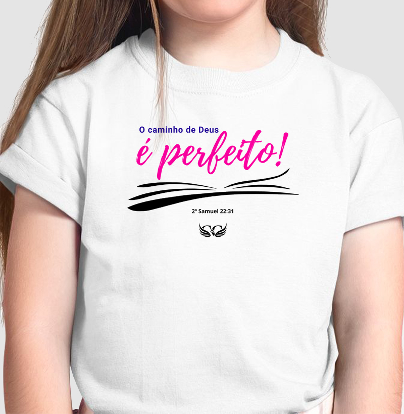 Camiseta Infantil O caminho de Deus