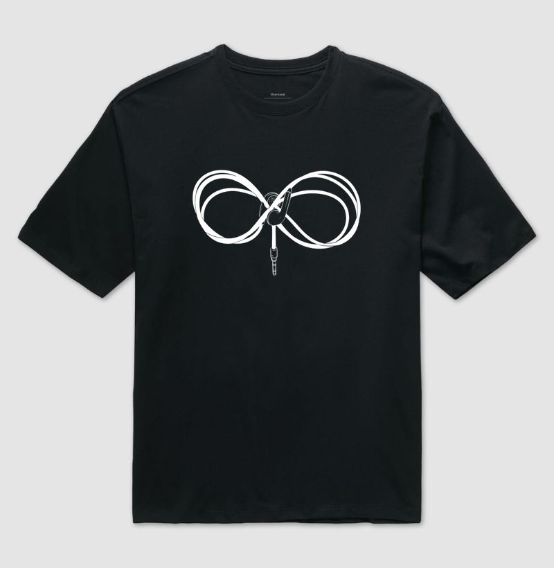 Fone infinito à mão