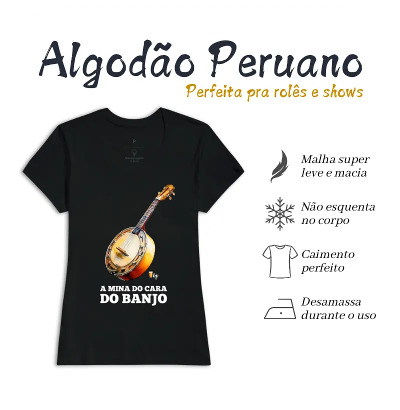 A mina do cara do banjo