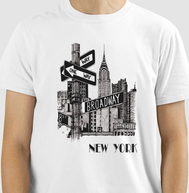 Camiseta Casual New York
