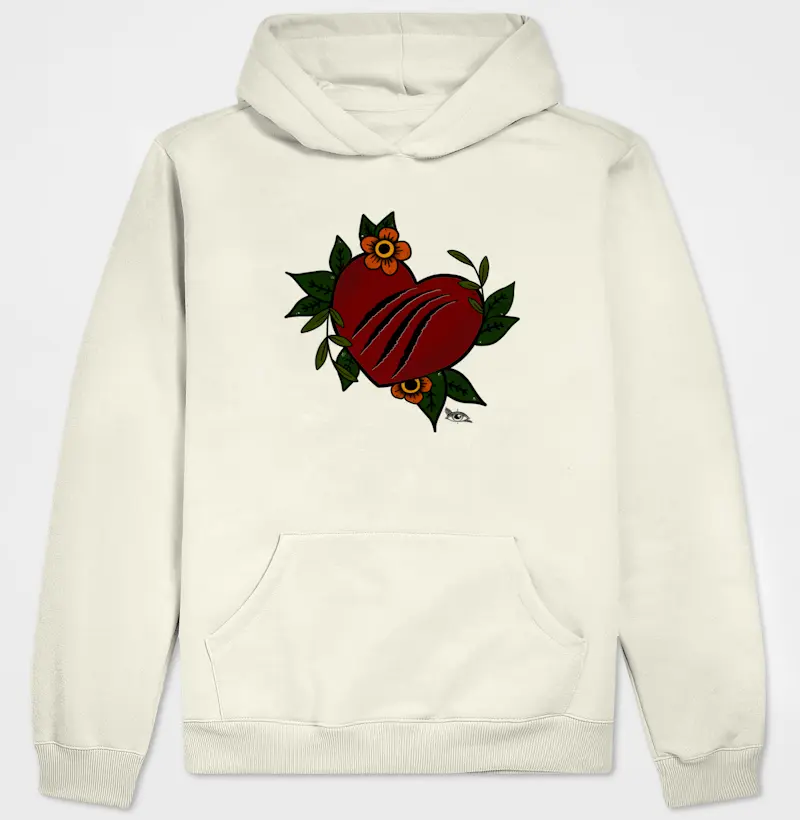 Hoodie Moletom - Coração Old