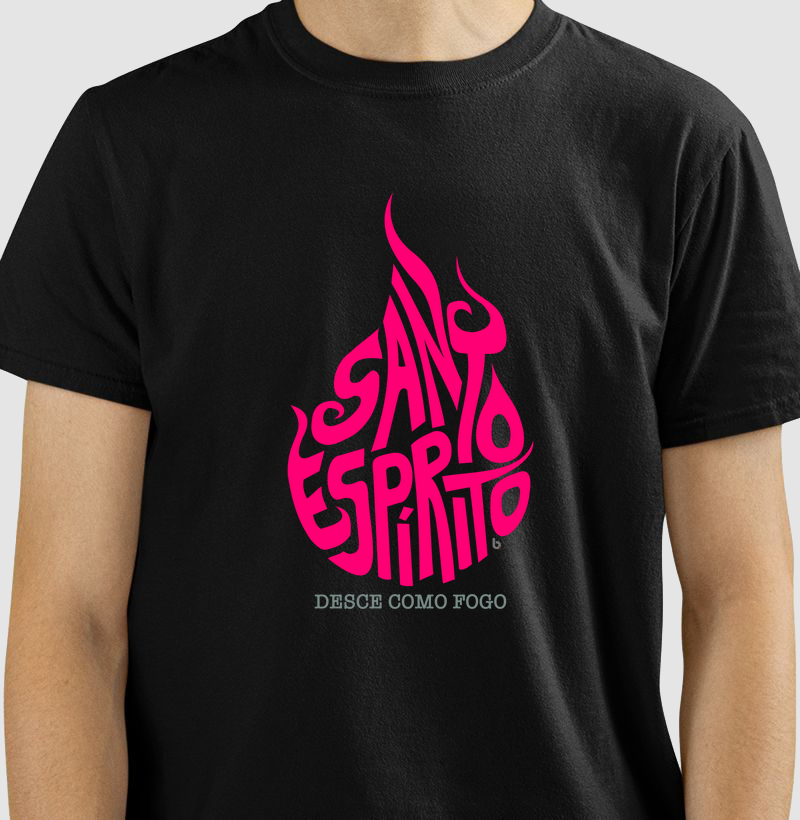 CAMISETA "SANTO ESPÍRITO DESCE COMO FOGO": VESTINDO O AVIVAMENTO EM ALGODÃO QUE ARDE EM FÉ!