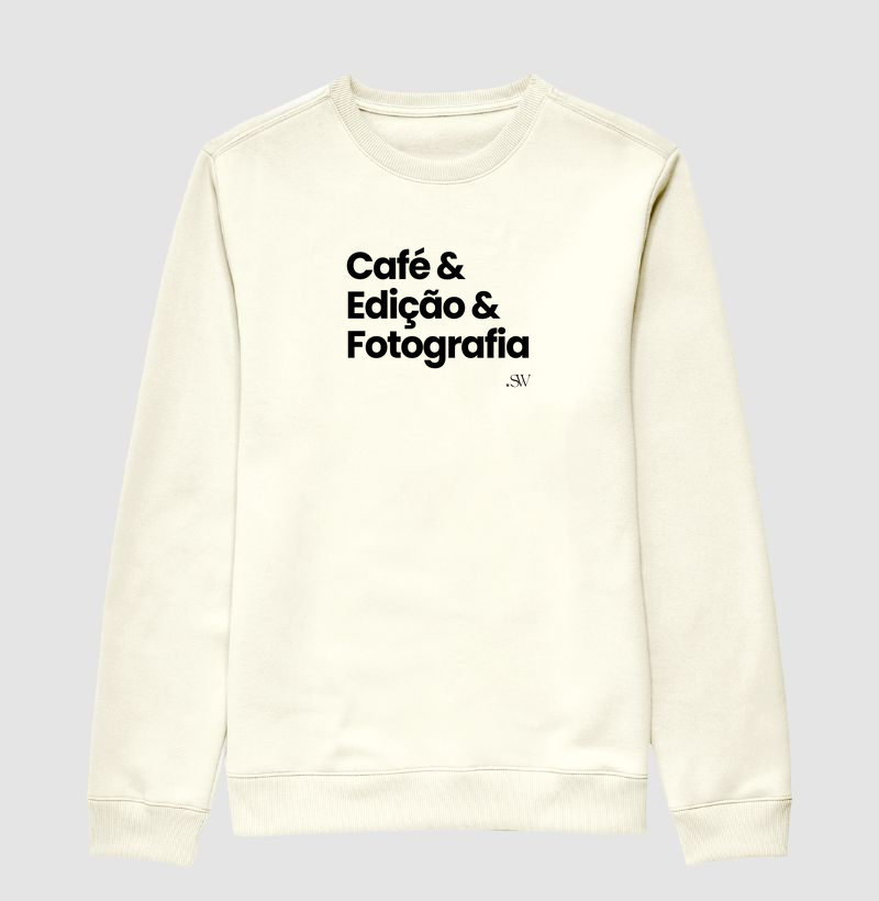 Suéter Moletom | Shutter 03 Café & Edição & Fotografia 