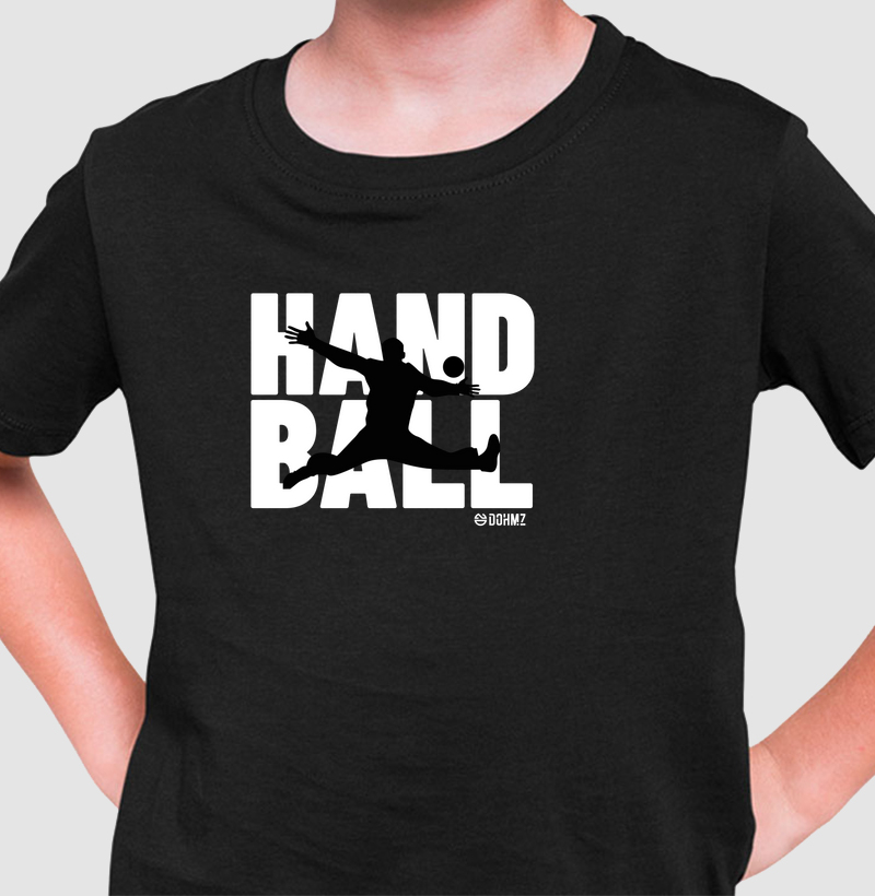 Camiseta KIDS de Handebol - Goleiro entre as letras