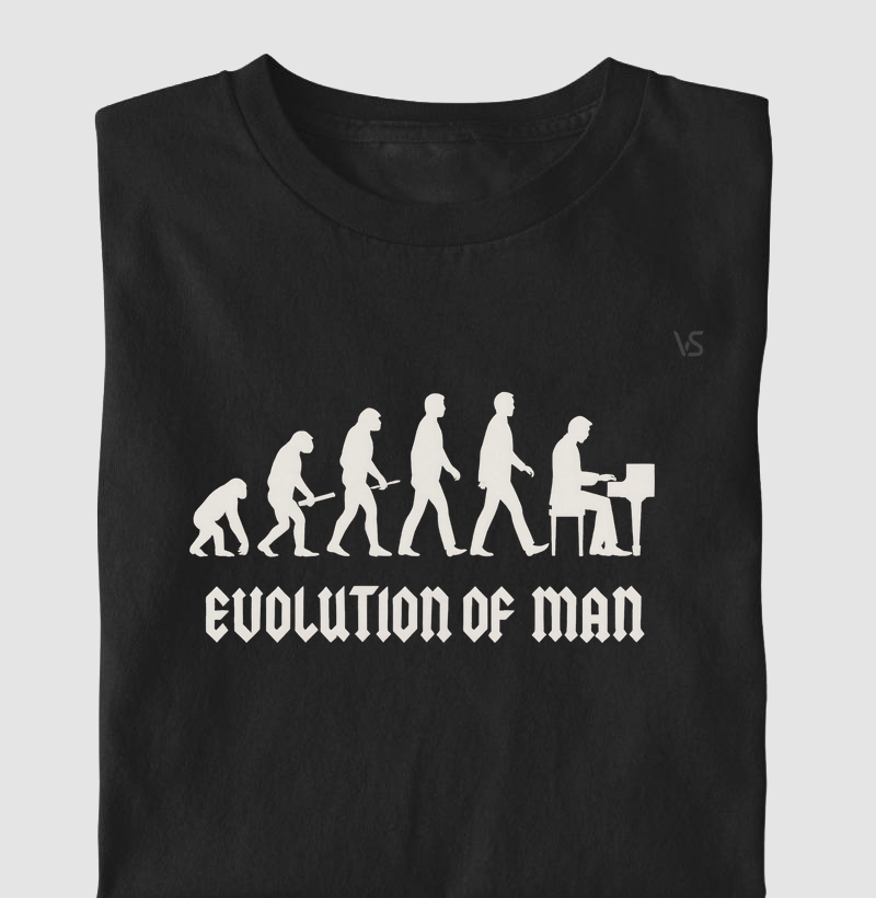 Evolução do Homem - Pianista