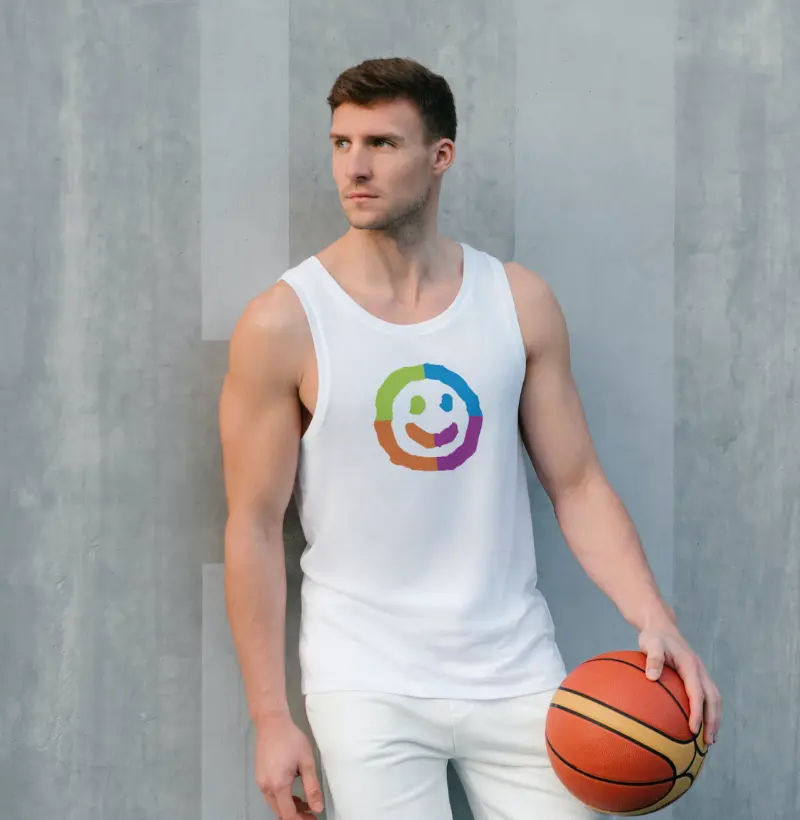 Camiseta Regata Ong Cirinho Sorrindo. 