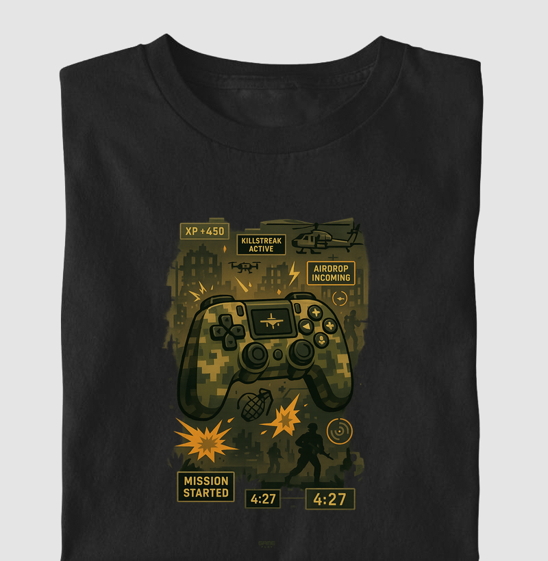 Joystick Camuflado Jogo Call of Duty