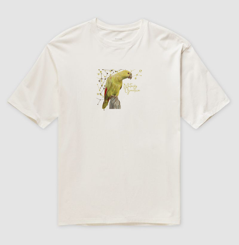 Camiseta Oversized - Mutações Papagaio