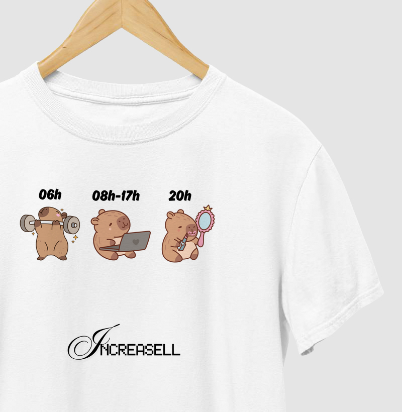 Camiseta Capybara Routine