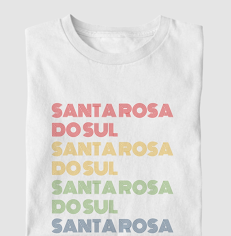 Santa Rosa do Sul Letreiro Retrô
