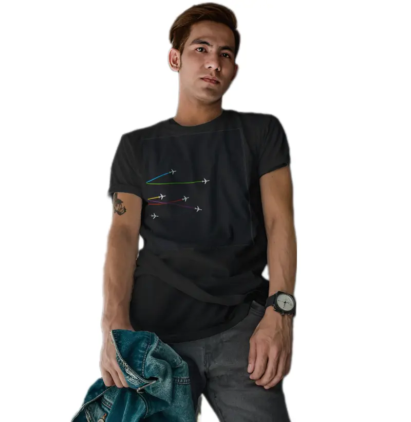 Camiseta Básica Aviões