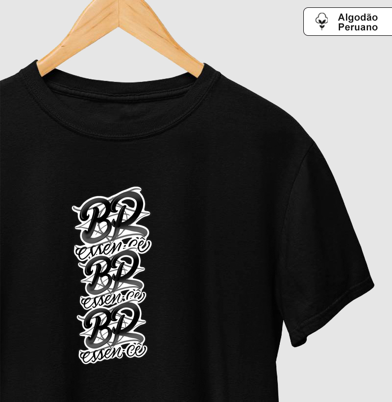 Camiseta algodão peruano - logo Br essen-cê