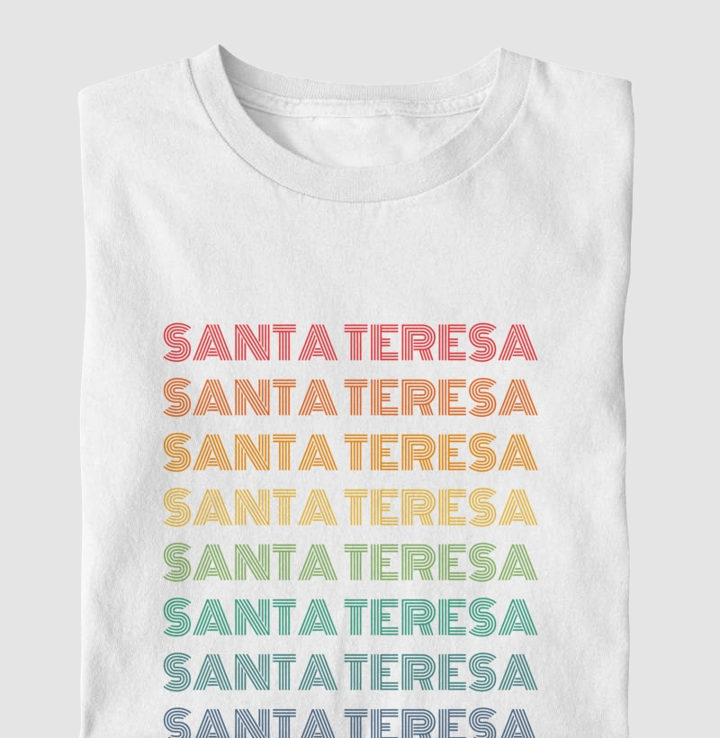 Santa Teresa Letreiro Retrô