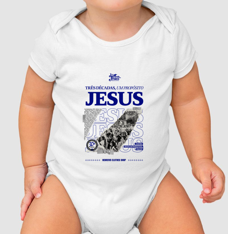 BODY INFANTIL Comemorativa – 30 Anos da Marcha para Jesus