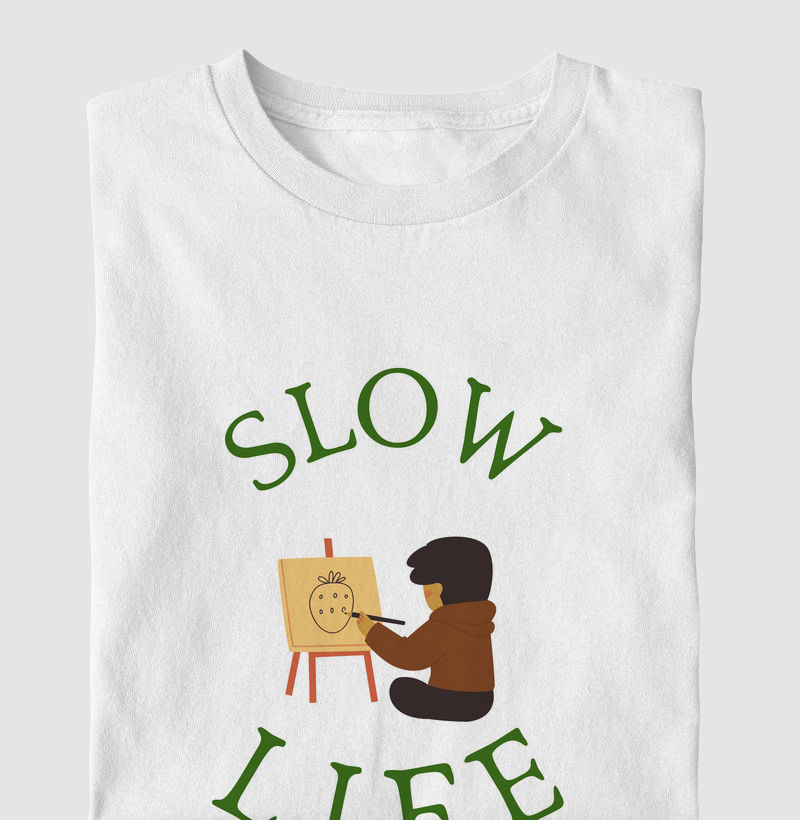 Camiseta Artista - Coleção Slow life