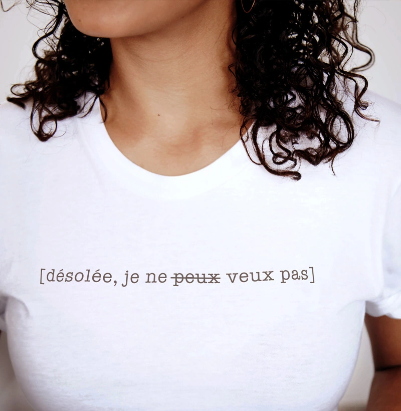 Désolée