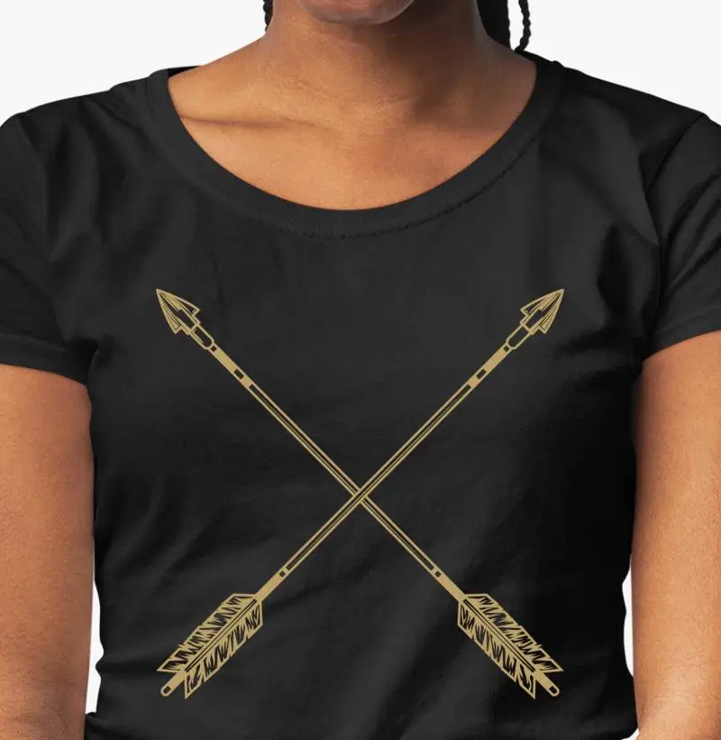 Camisa Feminina Flechas Cruzadas