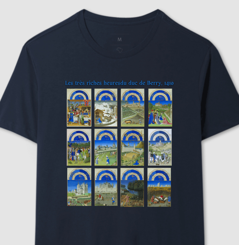 Camiseta As Ricas Horas do Duc de Berry